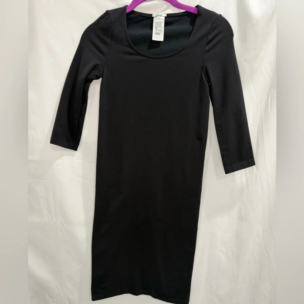Wolford Black Barcelona Midi Bodycon Dress - Picture 2 of 12